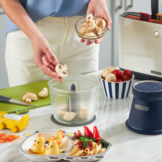 摩飞电器（Morphyrichards）绞肉机 家用绞馅机 碎肉机 电动多功能辅食料理机打蒜搅拌 无线佐料机MR9402 商品图2