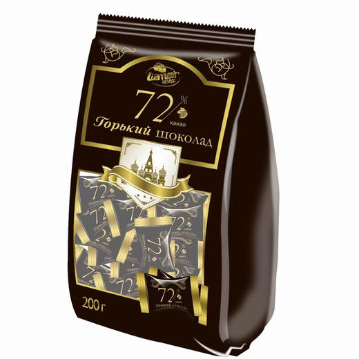 拉迈尔牌72%纯黑巧克力200g 商品图0