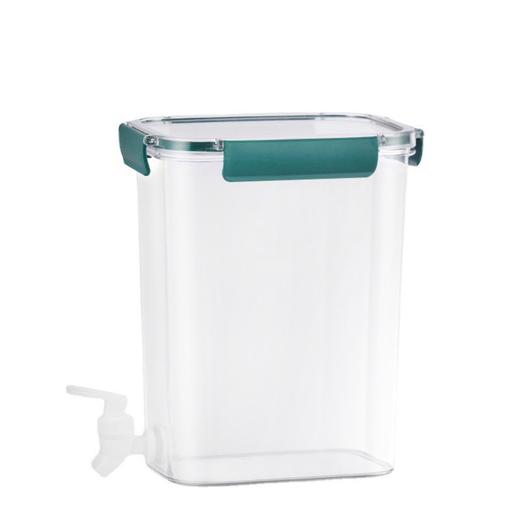 「4.5L大容量！三款配色」冷水壶带龙头 居家日用PET大容量透明塑料桶密封保鲜冰箱果汁罐 商品图4