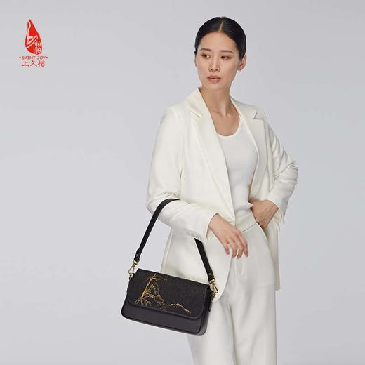 SAINTJOY/上久楷 宋锦斜背包 松雁金山来  BWW22A1402 商品图1