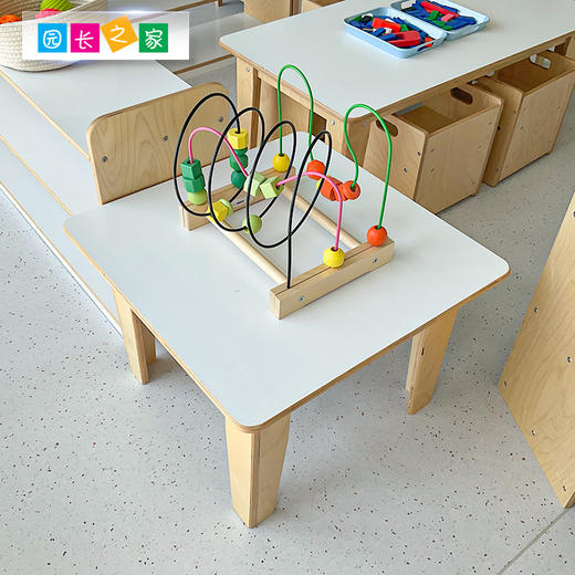 3-6岁桦木小方桌 商品图1