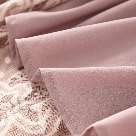 气质优雅，淑女拼接蕾丝收腰修身显瘦A字连衣裙WLZD-2309406 商品图3