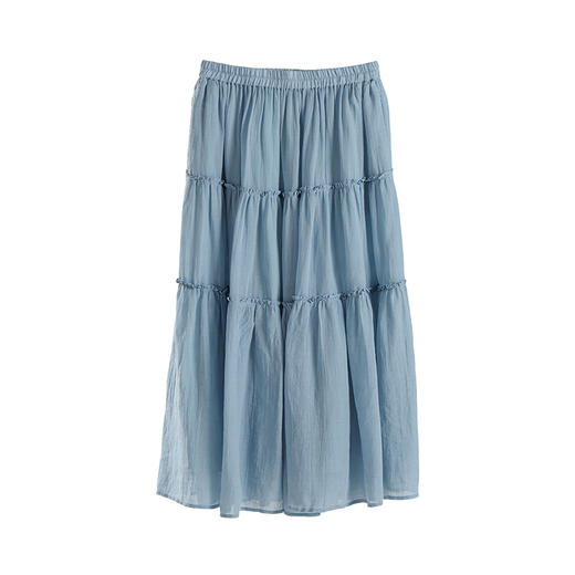 绽放273朵/天丝苎麻仙气半身裙 商品图4