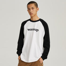 WassupHouse 基础插肩长袖T恤