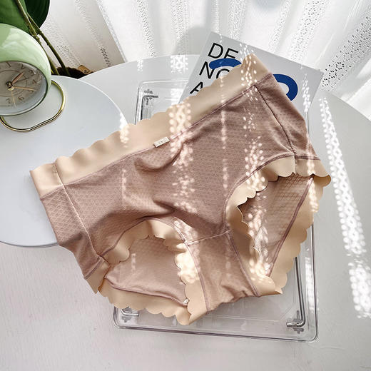 2条装【柔滑细软，轻感觉零束缚】莫代尔泡泡日系少女款内裤女士无痕透气纯棉抗jun裆均码大码三角裤爆款 商品图10