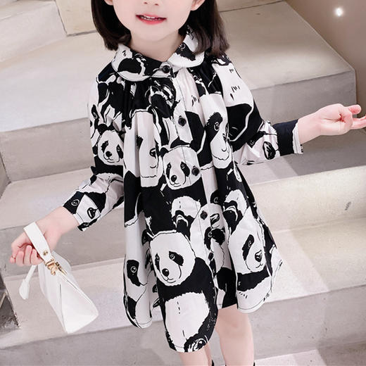 裁缝学苑TQ09 新款儿童长袖连衣裙纸样女童衬衫裙衣服打版裁剪图 商品图3