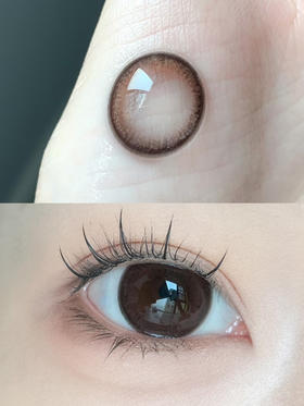 巧不巧类似款丨Hebe Choco·Winni丨奶油巧克力14.5mm（年抛/2片装）