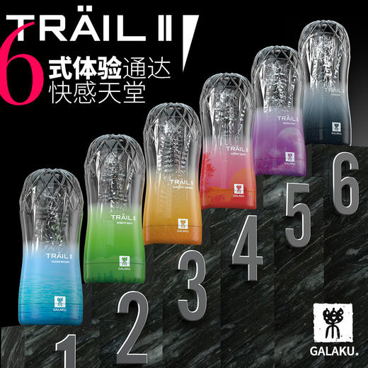 GALAKU TRAILII自慰训练杯飞机杯 透明飞机杯男用训练自慰杯男士玩具情趣安全刺激敏感舒畅成人情趣性用 商品图2