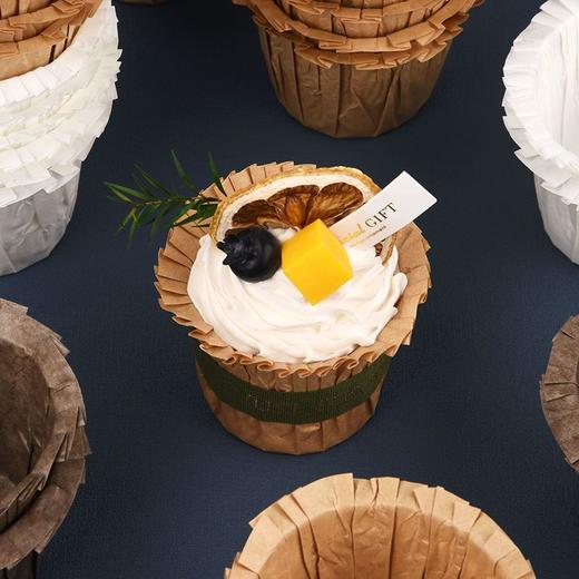 礼帽蛋糕纸杯耐高*用烘焙卷边草帽马芬纸杯蛋糕托模具杯子纸托 商品图5