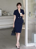 职业套装女短袖夏款时尚新款西装正装薄款高级感面试套裙 商品缩略图0