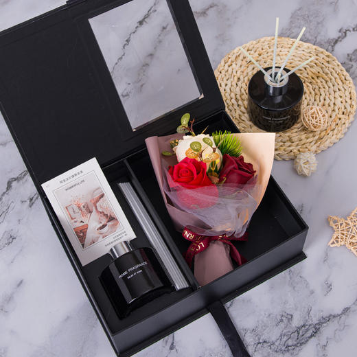 仪式感礼物【教师节礼物，送女友闺蜜伴手礼】香皂花礼盒母亲节礼物无火香薰套装送女友生日礼品情人节 商品图10
