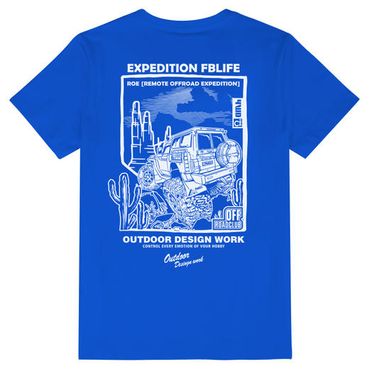 自由基地2023夏季新款原创toyota线稿硬派越野车图案户外短袖T恤 NMT-1969 商品图5