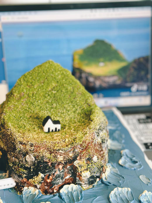 「创意定制」世界上最孤独的岛 微景观蛋糕 商品图0