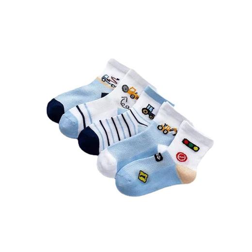 【五双装！夏季薄款网眼袜】儿童袜子，夏季薄款网眼中筒袜，卡通透气不闷热，吸汗除臭，男童女童，婴儿可爱卡通宝宝袜子 商品图4