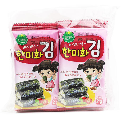 韩国美禾童趣海苔原味20g 商品图1