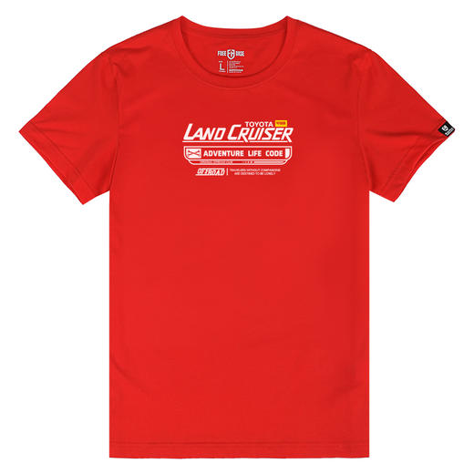 自由基地2023个性新款landcruiser简约风图案印花丰田车迷夏季T恤 NMT-2007 商品图5