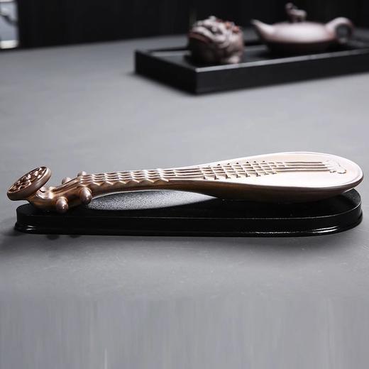 线香香插琵琶古琴陶瓷沉香熏香炉创意茶道中式摆件仿古香座线香炉 商品图3