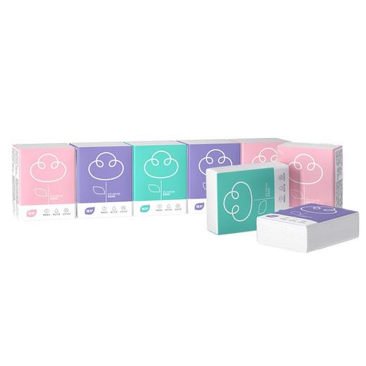 「6.9元包邮！10包装/条」植护手帕纸 居家日用迷你小包纸巾3层餐巾纸便携装面巾纸 商品图1