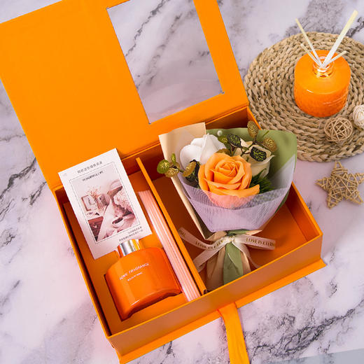 仪式感礼物【教师节礼物，送女友闺蜜伴手礼】香皂花礼盒母亲节礼物无火香薰套装送女友生日礼品情人节 商品图11