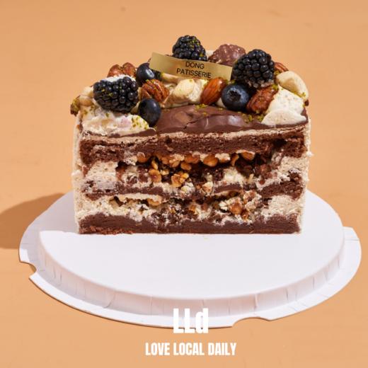 助力兑换：6英寸榛子巧克力坚果 · 奶油蛋糕（水果根据季节替换） 商品图1