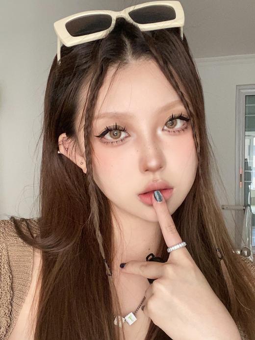 【平价年抛】撒旦金棕Mliilens 中直径14.2着色13.6仅供参考 （同品牌多副更划算 选款色板在详情页）金色混血美瞳，挡瞳不在售后内 商品图7