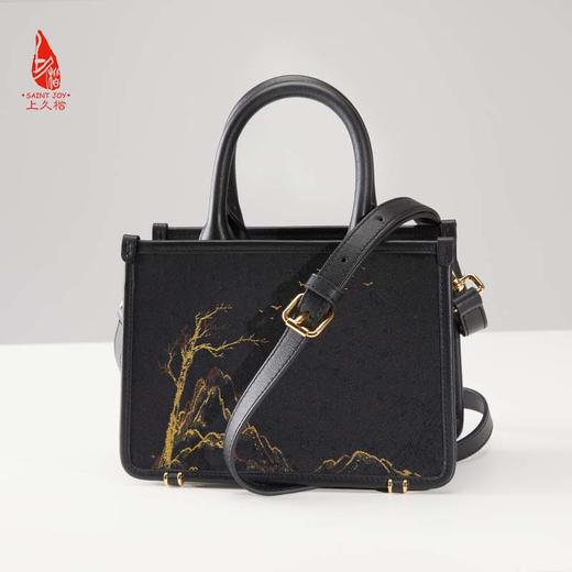 SAINTJOY/上久楷 宋锦女式拎包  松雁金山来  BWW22A1001 商品图7