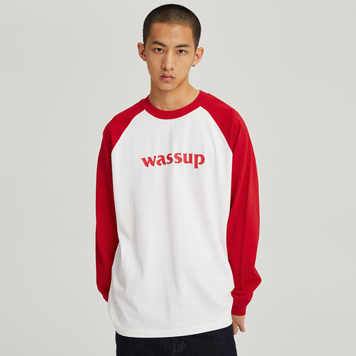 WassupHouse 基础插肩长袖T恤 商品图2