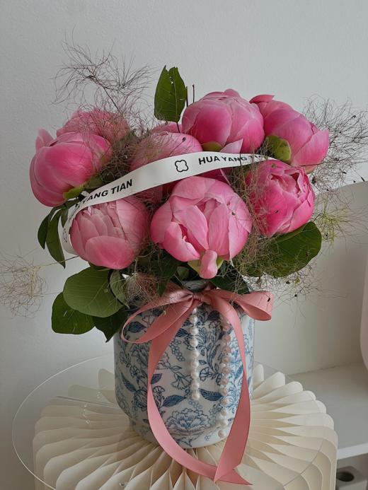 青花芍药 · 芍药花瓶 商品图0