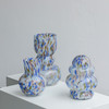 磁粉点点玻璃花瓶摆件饰品餐桌器皿花边口卷边花器 商品缩略图5