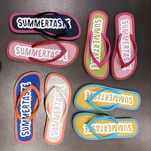 人字拖女夏夹脚可爱韩版沙滩海边凉拖鞋时尚外穿学生防滑浴室 商品图2