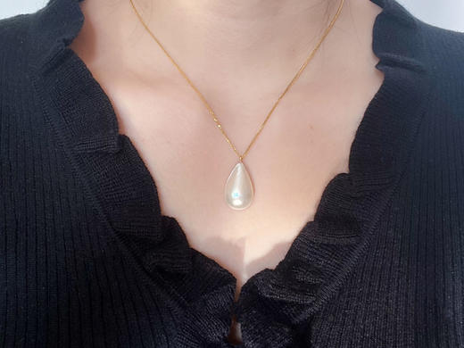 马贝珠18k金吊坠 商品图1