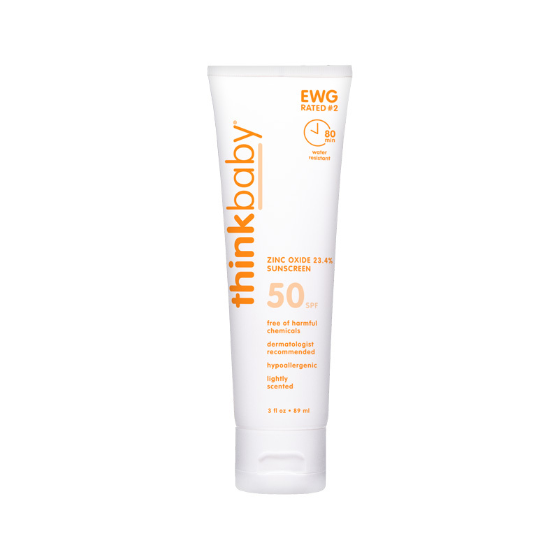 【保税仓】美国Thinkbaby宝宝儿童物理防晒霜 SPF50+ 89ml