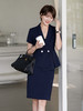 职业套装女短袖夏款时尚新款西装正装薄款高级感面试套裙 商品缩略图4
