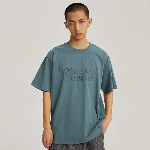 WassupHouse-压印短袖T恤 商品图12