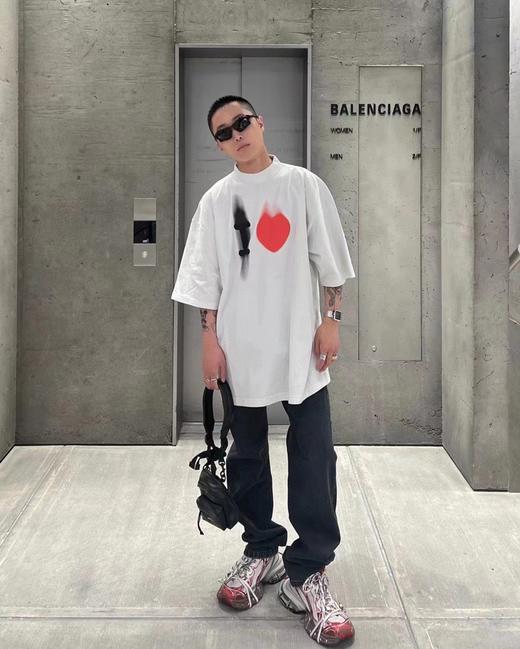 BL世家 520情侣款 领后刺绣字母 圆领短袖T恤 Z-10722 商品图1