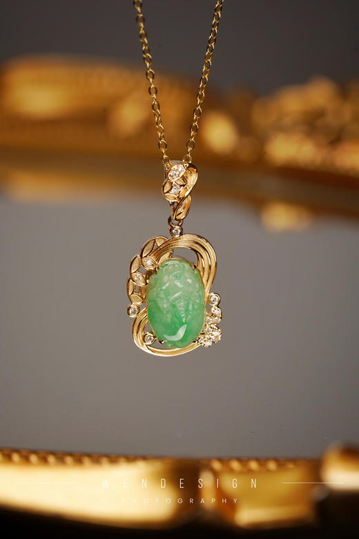 翡翠金蟾吊坠 商品图0