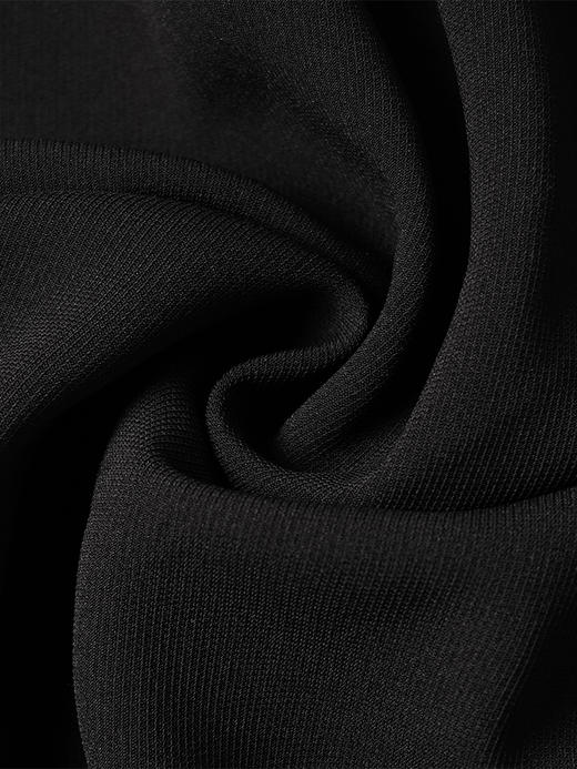 剩S 米思阳2025夏季新款优雅气质A字大摆赫本小黑裙收腰连衣裙女1483 商品图4