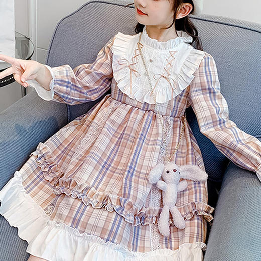 裁缝学苑TQ07 女童连衣裙纸样新款裙子儿童洛丽塔公主裙样板裁剪 商品图1