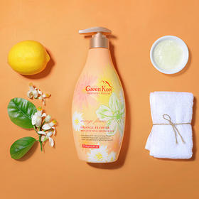 700g绿色溪谷橙花亮肤沐浴露 细腻泡沫 净爽肌肤