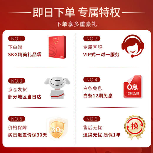 skg颈椎按摩器 K5系列2代尊贵款 颈部按摩仪脖子肩颈护颈仪热敷电脉冲送礼男女友520母亲节礼物礼盒款 商品图1