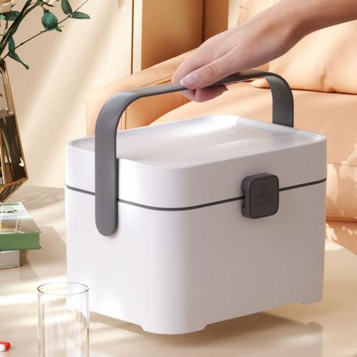 「三款配色！大容量」家用医药箱 大号便携大容量药品整理收纳箱带锁密封防尘收纳盒 商品图0