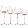 【日用百货】粉色火烈鸟红酒杯水晶玻璃高脚杯一体成型凹底葡萄酒杯 商品缩略图3