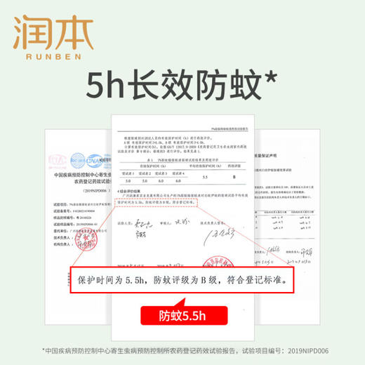 润本（RUNBEN）户外驱蚊液防蚊喷雾200ml×2瓶 蚊虫叮咬 花露水7%驱蚊酯 无香 商品图6