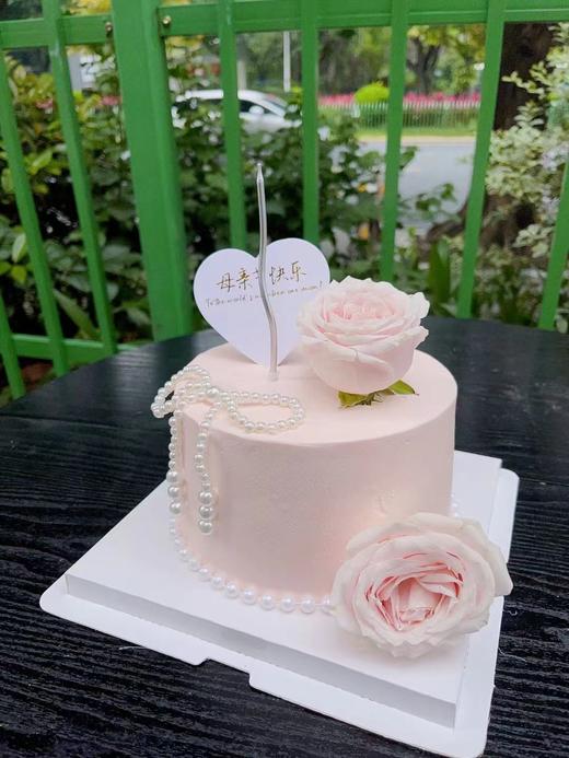 母亲节 2朵花 白色卡片 商品图1