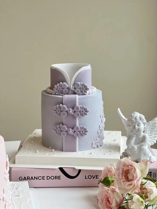 旗袍蛋糕送女生妈妈送婆婆长辈蛋糕-低糖处理无添加 商品图3