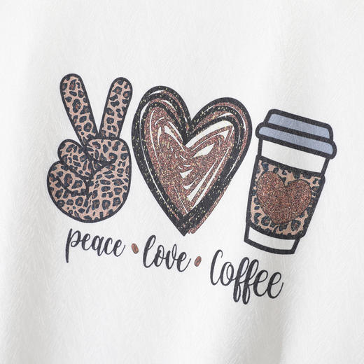 罗蒙夏季短袖T恤女士时尚休闲百搭仿真丝印花个性套头T恤衫 商品图4