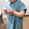 裁缝学苑TQ36新款翻领无袖背心POLO衫纸样短裤套装童装服装打板图 商品缩略图4