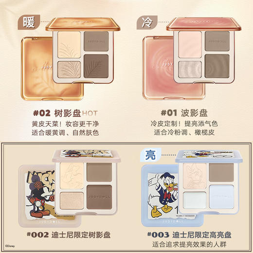 橘朵（Judydoll）高光修容综合盘#02 商品图6