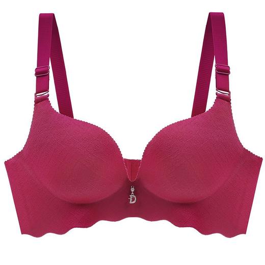 DD-多拉美一片式文胸一体式乳胶内衣女无痕无钢圈厚性感文胸罩套装 商品图5