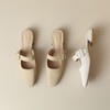 ZHR包头半拖鞋穆勒拖玛丽珍鞋子女浅口单鞋方头一字扣带包头凉鞋 商品缩略图1
